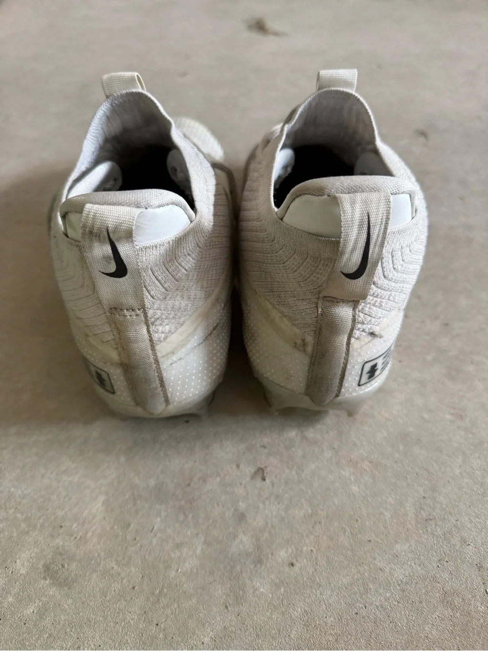 Nike Men’s Athletic Shoes in White, Light Gray and Black